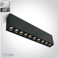 BLACK LED 24W WW IP20 38deg 230V DARK LIGHT