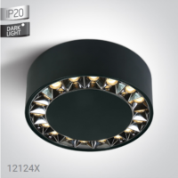 BLACK LED 24W WW IP20 38deg 230V DARK LIGHT