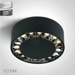BLACK LED 24W WW IP20 38deg 230V DARK LIGHT