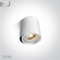 WHITE CYLINDER GU10 R111 15W