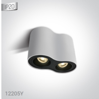 WHITE GU10 2x10W ADJUSTABLE 100-240V