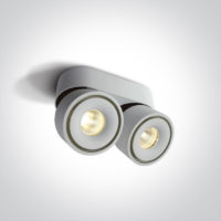 Spot LED orientable 2×8 W 3000 K blanc