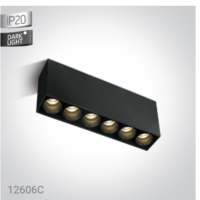 BLACK LED 15W WW IP20 230V DARK LIGHT