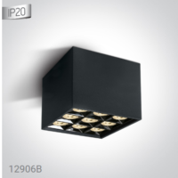 BLACK LED 30W WW 38deg IP20 230V