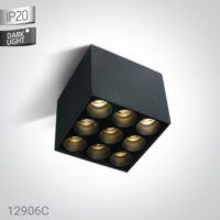 BLACK LED 20W WW IP20 230V DARK LIGHT