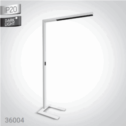 WHITE 75w FLOOR STAND CW DIMMABLE 230v UGR15 DARK LIGHT
