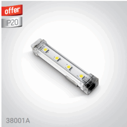DAYL 10cm 4xLED 1w 24v DC TUBE