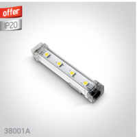 TUBE 10cm 4xLED WW 1w 24v