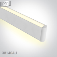 > WHITE 40W DOWNLIGHT+UPLIGHT LED WW 1175mm 230V