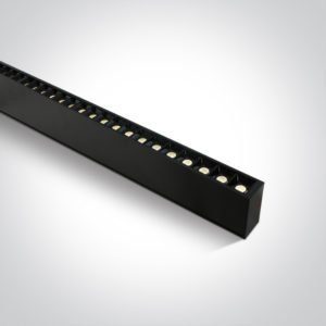 > BLACK 48pcs SPOTS UGR17 LED 40W WW 1300mm 34d LINEAR 230V DARK LIGHT*