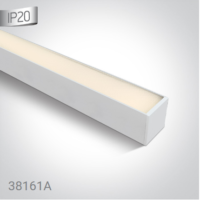 WHITE DIFFUSER UGR19 LED 50W WW IP20 230V