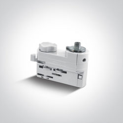 Adaptateur Blanc pour raccordement de luminaire sur rail Track*