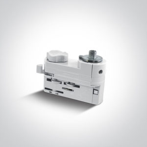 Adaptateur Blanc pour raccordement de luminaire sur rail Track*