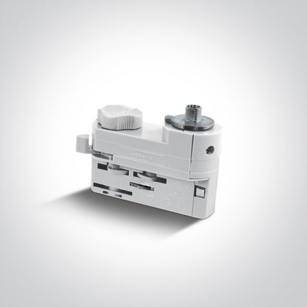Adaptateur Blanc pour raccordement de luminaire sur rail Track*