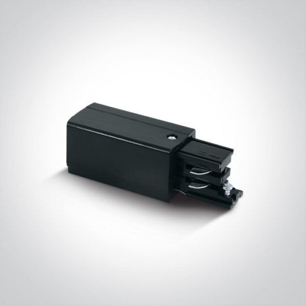 > Bloc d'alimentation noir 16A pour rail 40003A.