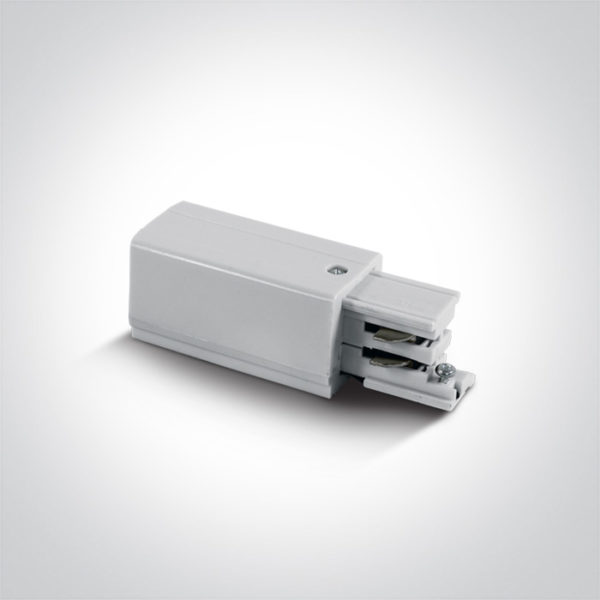 > Bloc d'alim Blanc pour rail 3L+N