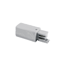 Bloc d'alimentation blanc pour rail 3L+N