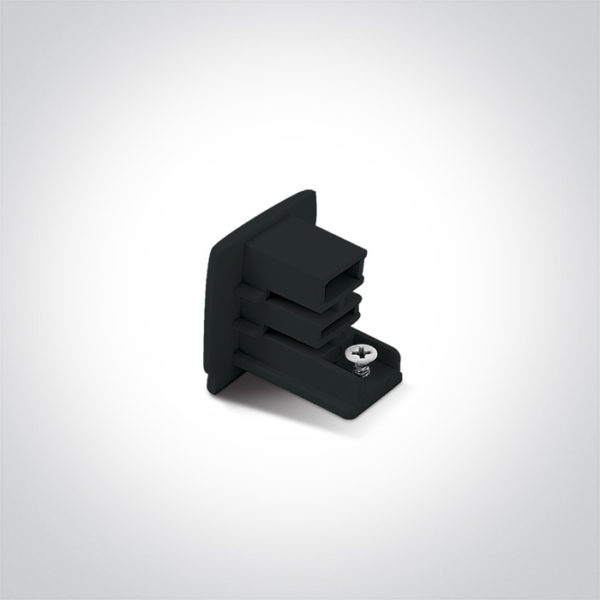 > Fermeture noir pour rail 40003A de fin**