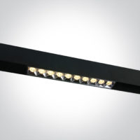 Rail magnétique LED 22 W, 3000 K, noir