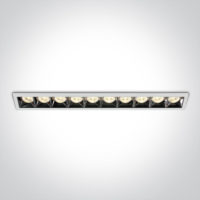 Spot encastré LED 40 W 3000 K blanc