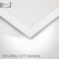 > WHITE 40W CCTV 60x60 UGR19 PANEL IP20 230v BACKLIT