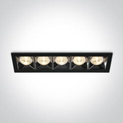 > BLACK LED 20W WW 38deg IP20 230V