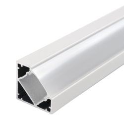 ALUMINIUM PROFILE FOR LED STRIP WHITE BODY/WHITE COVER L=2m***