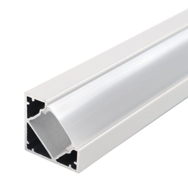 ALUMINIUM PROFILE FOR LED STRIP WHITE BODY/WHITE COVER L=2m***