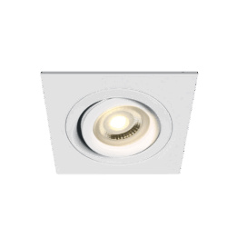 Spot encastré orientable GU10 10 W blanc