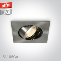 SET BR CHROME + 50W GU10 LAMP + 0950G