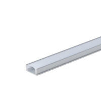 Profilé aluminium pour bande LED 2000 × 17.2 × 7.3 mm gris