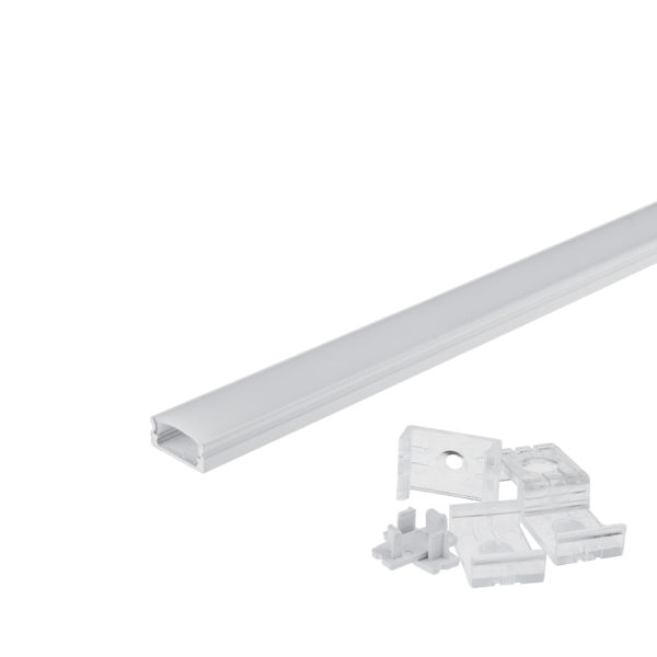 ALUMINIUM PROFILE FOR LED STRIP GRAY 6 mm L=2m**