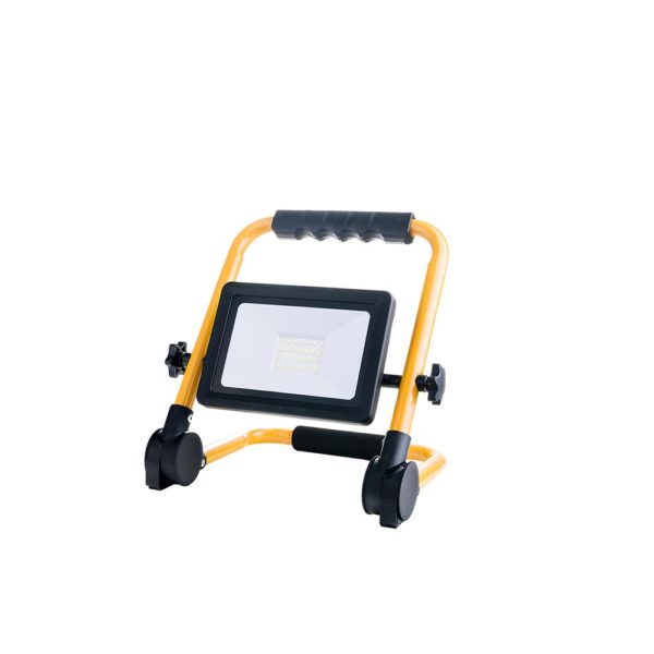 30W LED PORTABLE SMD FLOODLIGHT 2400LM 3M CABLE 6000K - IP65*