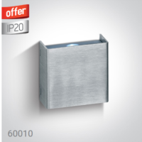 ALUMINIUM LED BLUE 1w WALL