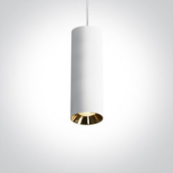 > WHITE PENDANT GU10 10w DARK LIGHT*