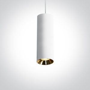 > WHITE PENDANT GU10 10w DARK LIGHT*