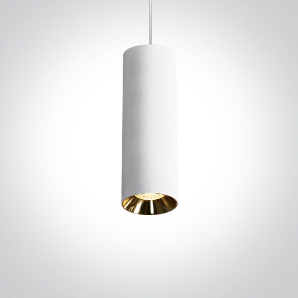 > WHITE PENDANT GU10 10w DARK LIGHT*