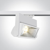 Projecteur LED sur rail 40 W blanc