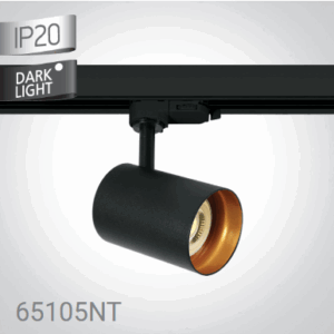 > BLACK GU10 10W TRACK SPOT DARK LIGHT*