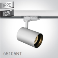 Spot sur rail GU10 10 W Ø68 × H100 mm blanc IP20