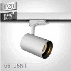 > WHITE GU10 10W TRACK SPOT DARK LIGHT