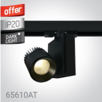 BLACK COB LED 10W WW TRACK SPOT 230V