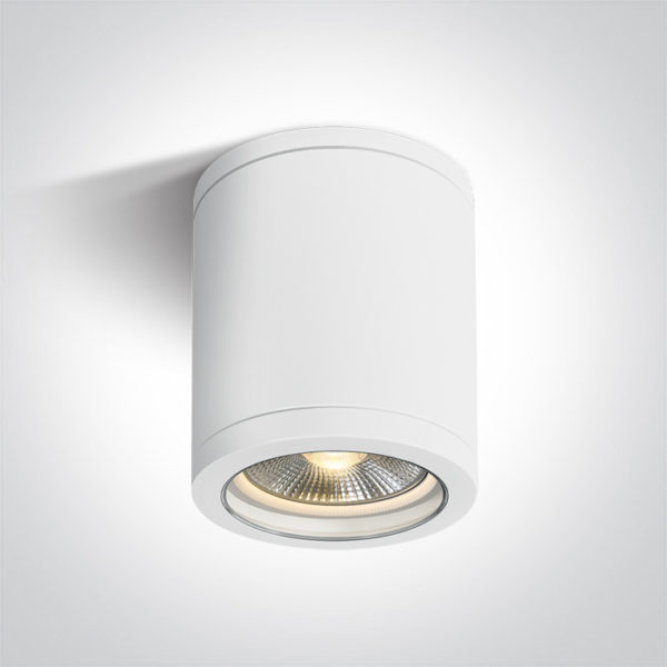 > WHITE CYLINDER E27 10w PAR30 IP65****