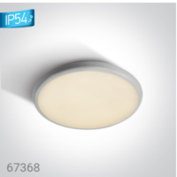 > WHITE LED PLAFO 18W WW IP54 230V