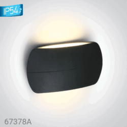 > ANTHRACITE LED WALL LIGHT 2x6W WW IP54 230v**