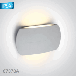 WHITE LED WALL LIGHT 2x6W WW IP54 230v