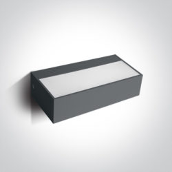 > ANTHRACITE LED WALL LIGHT 7W WW IP65 230V