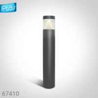 ANTHRACITE LED BOLLARD 80cm 12W CW IP65 230V*
