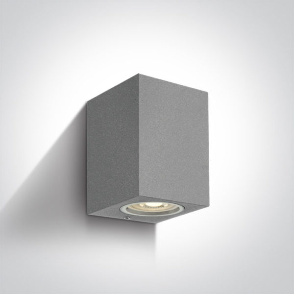 > GREY WALL LIGHT GU10 10W IP65***
