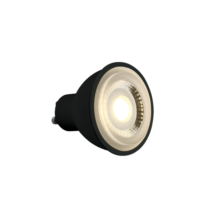 BLACK COB LED 6W WW GU10 60deg 230v